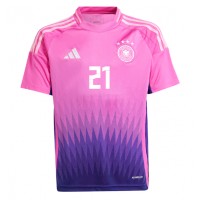 Maglia Calcio Germania Ilkay Gundogan #21 Seconda Divisa Europei 2024 Manica Corta